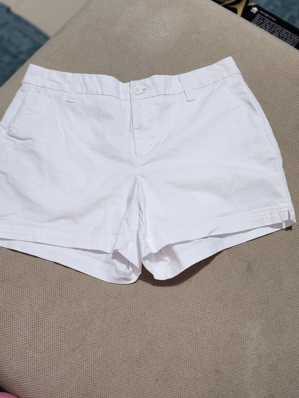 Magellan Outdoors Women's White Cotton Bermuda Shorts